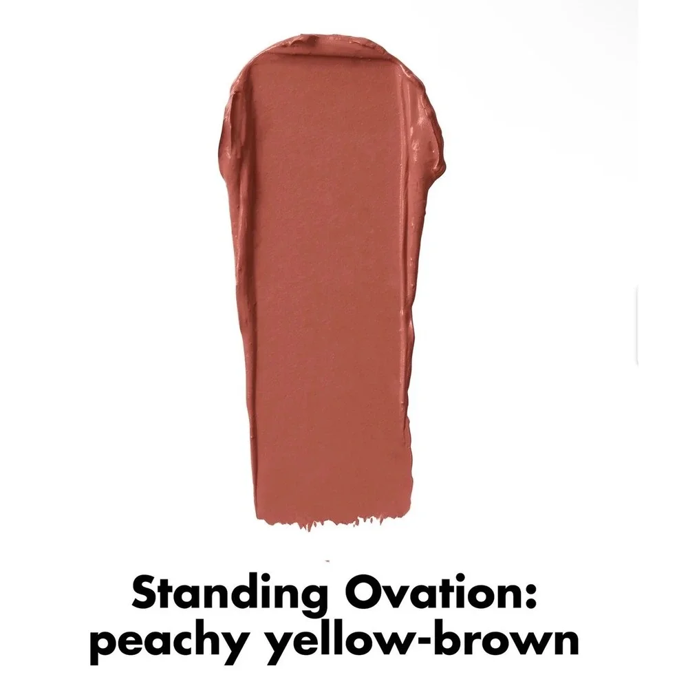 ELF O Face Satin Lipstick 2 Pack Standing Ovation Peachy Yellow Brown 81781 New